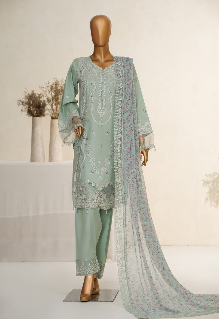 Meher 3pc Stitched Luxury MIDSUMMER By Mariafabrics