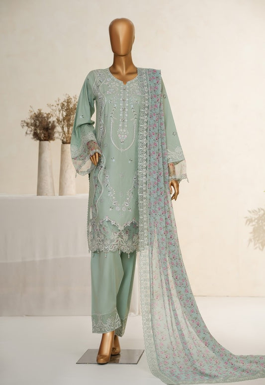 Meher 3pc Stitched Luxury MIDSUMMER By Mariafabrics